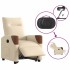 Sillón eléctrico reclinable elevable de tela color