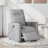 Sillón reclinable de masaje eléctrico tela gris