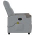 Sillón reclinable de masaje eléctrico tela gris