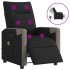 Sillón reclinable de masaje eléctrico tela
