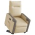 Sillón reclinable elevable de tela color