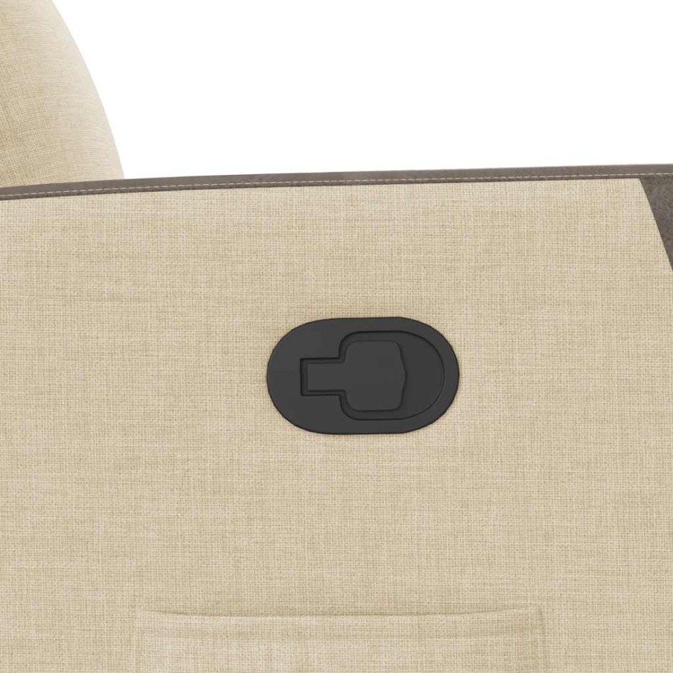 Sillón reclinable elevable de tela color