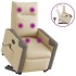 Silla de masaje reclinable de pie de tela color