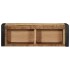 Mueble de TV madera maciza de mango rugosa 80x30x25