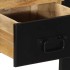 Mesa consola madera maciza mango 100x35x75