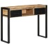 Mesa consola madera maciza mango 100x35x75