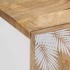 Mueble de TV madera maciza de mango 105x33,5x46