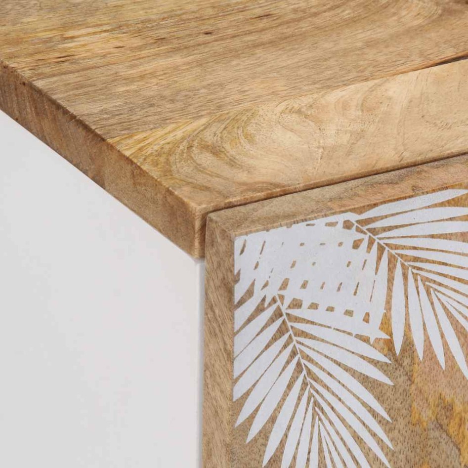 Mueble de TV madera maciza de mango 105x33,5x46