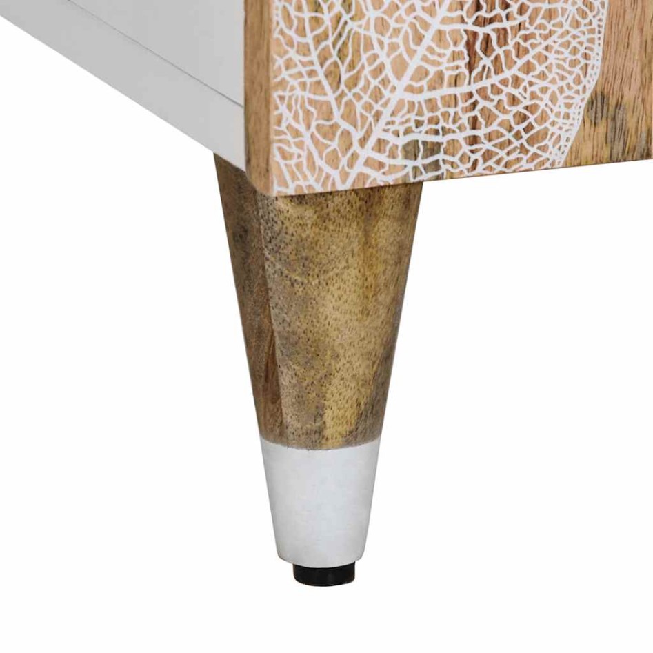 Mueble de TV madera maciza de mango 105x33,5x46