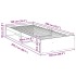 Diván sin colchón 100x200 cm madera maciza de