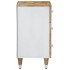 Mesita de noche madera maciza de mango 50x33x60
