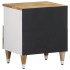 Mesitas de noche 2 uds madera maciza de mango 40x33x46