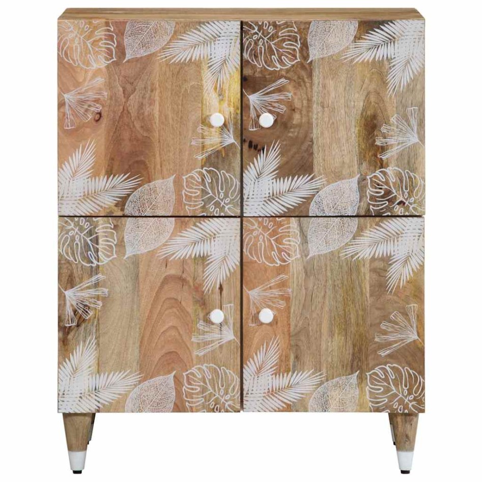 Aparador de madera maciza de mango 60x33,5x75
