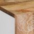 Aparador de madera maciza de mango 60x33,5x75