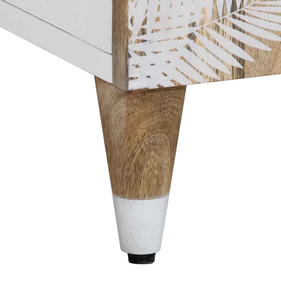 Aparador de madera maciza de mango 60x33,5x75