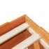 Estructura de cama apilable sin colchón marrón cera 90x190