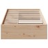 Sofá cama sin colchón madera maciza de pino 80x200