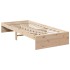 Sofá cama sin colchón madera maciza de pino 80x200