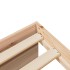 Sofá cama sin colchón madera maciza de pino 80x200