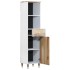 Mueble de baño madera maciza de mango 38x33,5x160