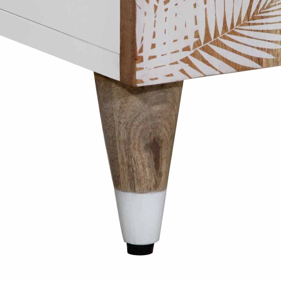 Mueble de baño madera maciza de mango 38x33,5x160