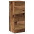 Conjunto de mueble de TV 4 piezas montado la pared madera