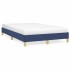 Estructura de cama sin colchón tela azul 120x200