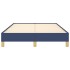 Estructura de cama sin colchón tela azul 120x200