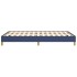 Estructura de cama sin colchón tela azul 120x200