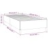 Estructura de cama sin colchón tela taupe 90x200