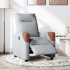 Sillón reclinable eléctrico tela gris