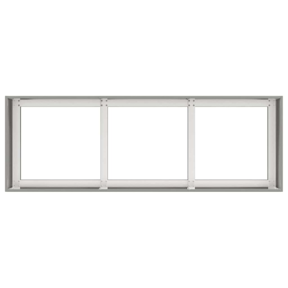 Jardinera 120x40x40 cm acero