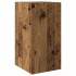 Conjunto de mueble de TV 9 piezas montado la pared madera