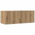Mueble para TV de pared madera contrachapada artesanal 4