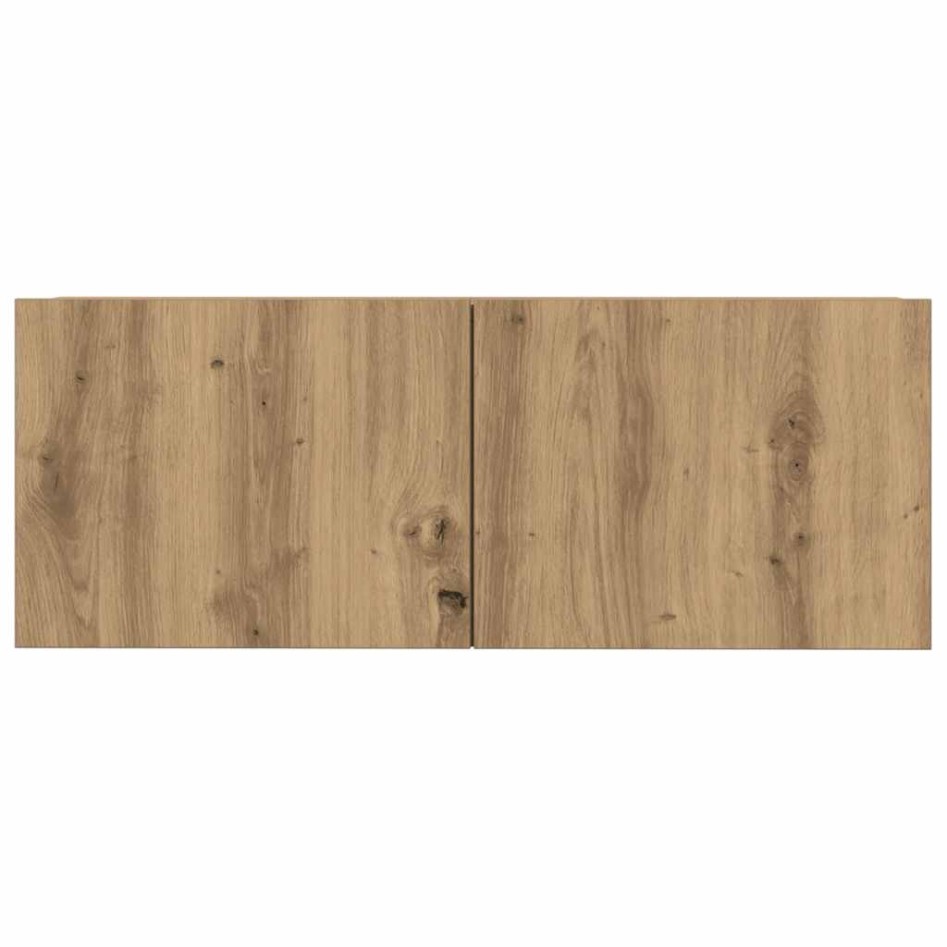 Mueble para TV de pared madera contrachapada artesanal 4