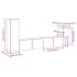 Mueble para TV de pared madera contrachapada artesanal 4
