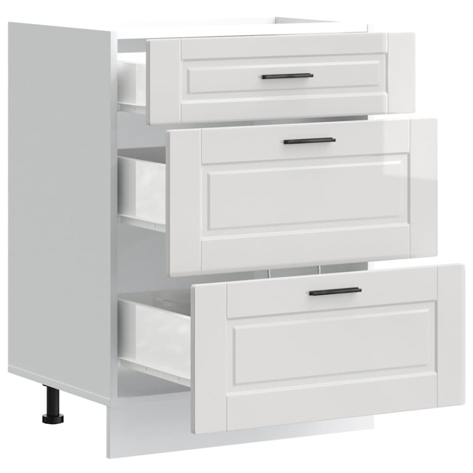 Mueble bajo de cocina Porto alto brillo