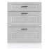 Mueble bajo de cocina porto gris cemento madera
