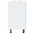 Mueble bajo de cocina porto gris cemento madera