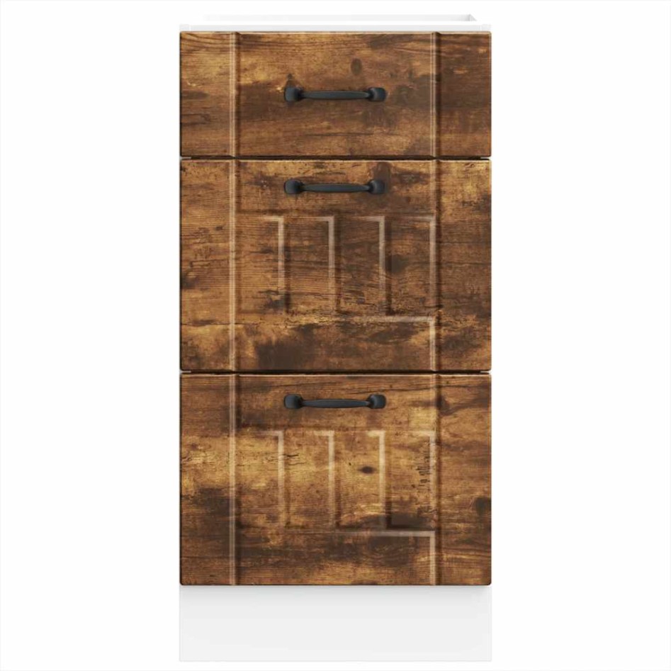 Mueble bajo de cocina Lucca roble