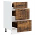 Mueble bajo de cocina Lucca roble