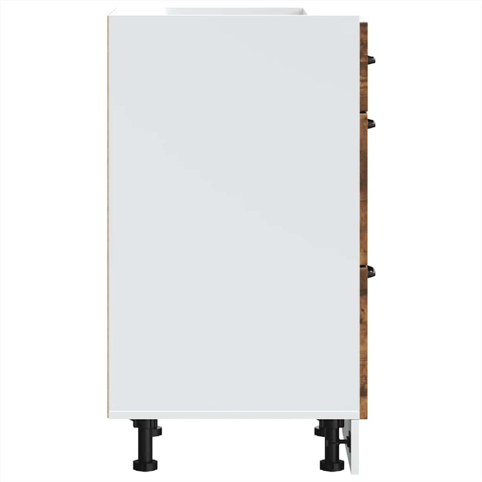 Mueble bajo de cocina Lucca roble