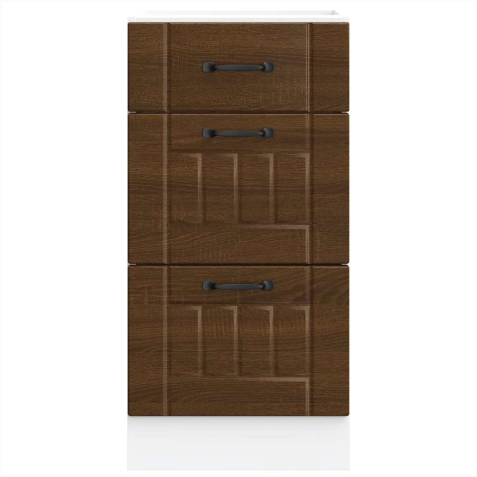 Mueble bajo de cocina Lucca roble