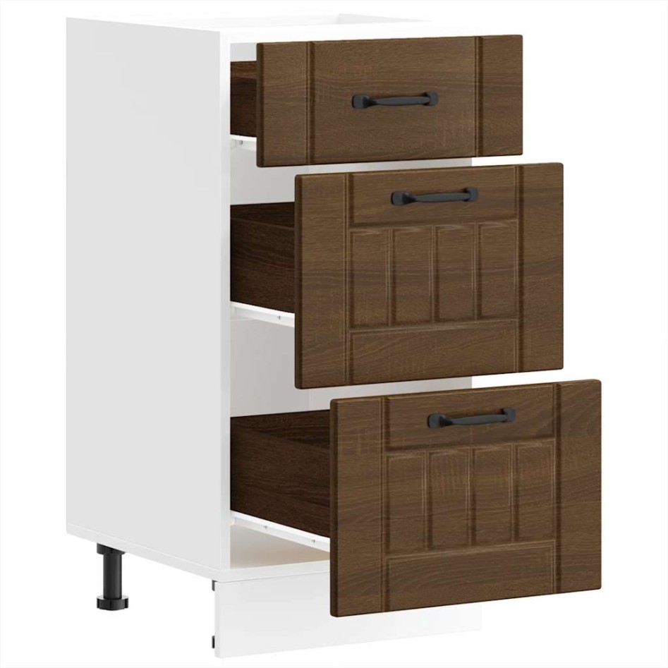 Mueble bajo de cocina Lucca roble