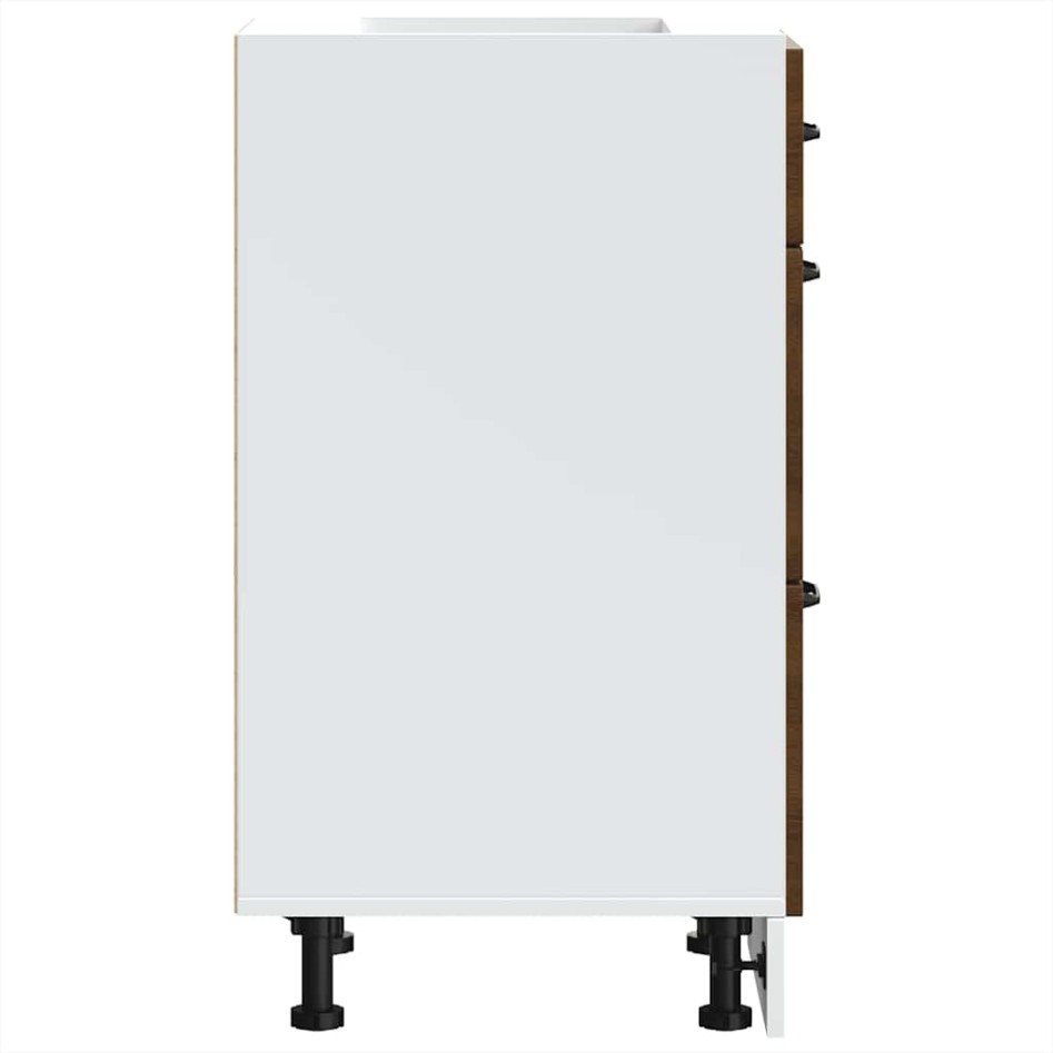 Mueble bajo de cocina Lucca roble