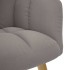 Sillón de relax de tela gris