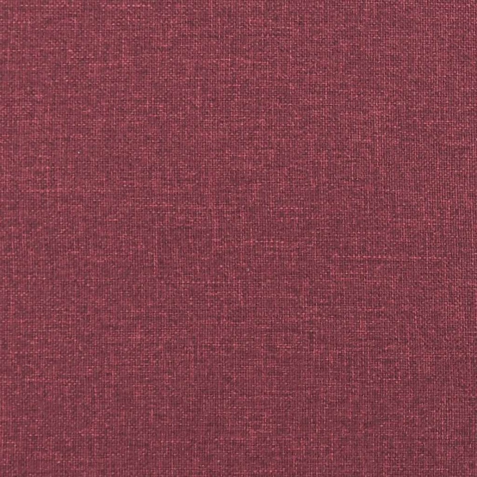 Silla mecedora de tela rojo vino