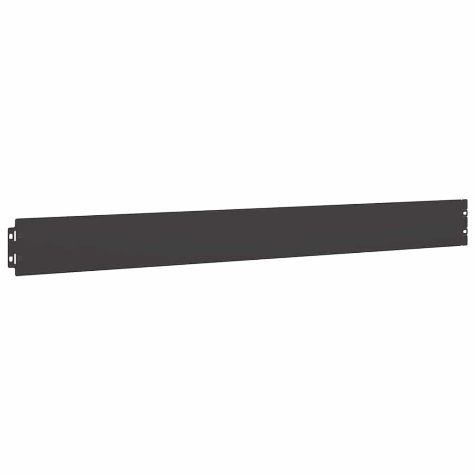 Bordes para césped 50 uds acero laminado frío negro 10x103