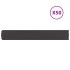 Bordes para césped 50 uds acero laminado frío negro 15x103