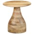 Mesa auxiliar madera maciza de mango Ø40x40